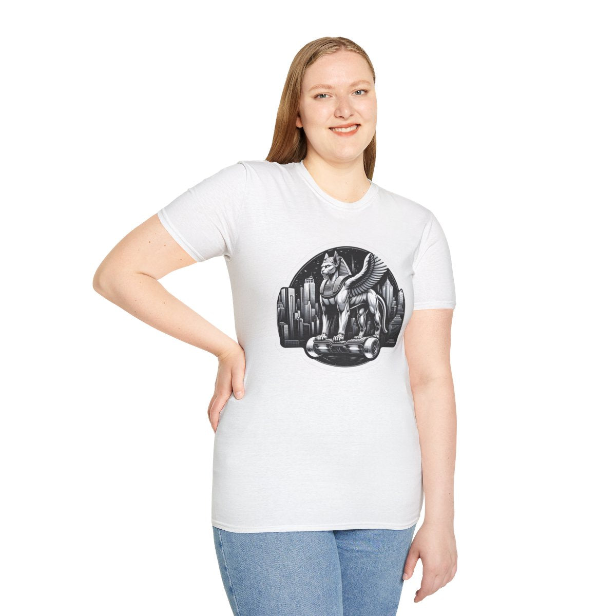 FuturisticSphinx Unique T-Shirt Image 2