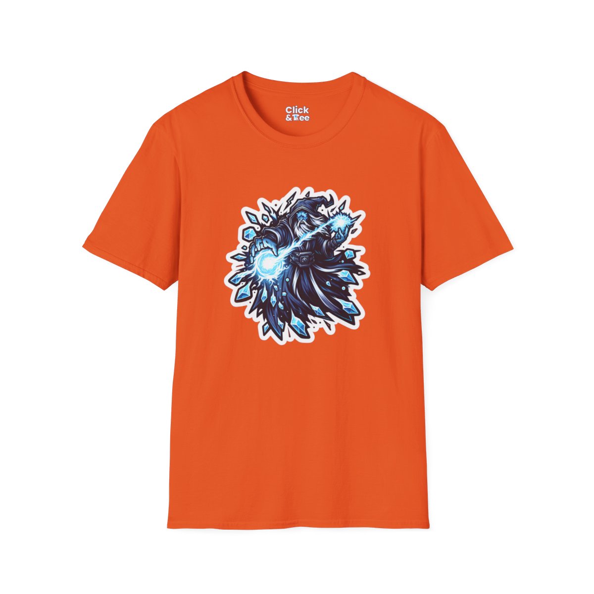 FuturisticIce wizard Unique T-Shirt Image 9