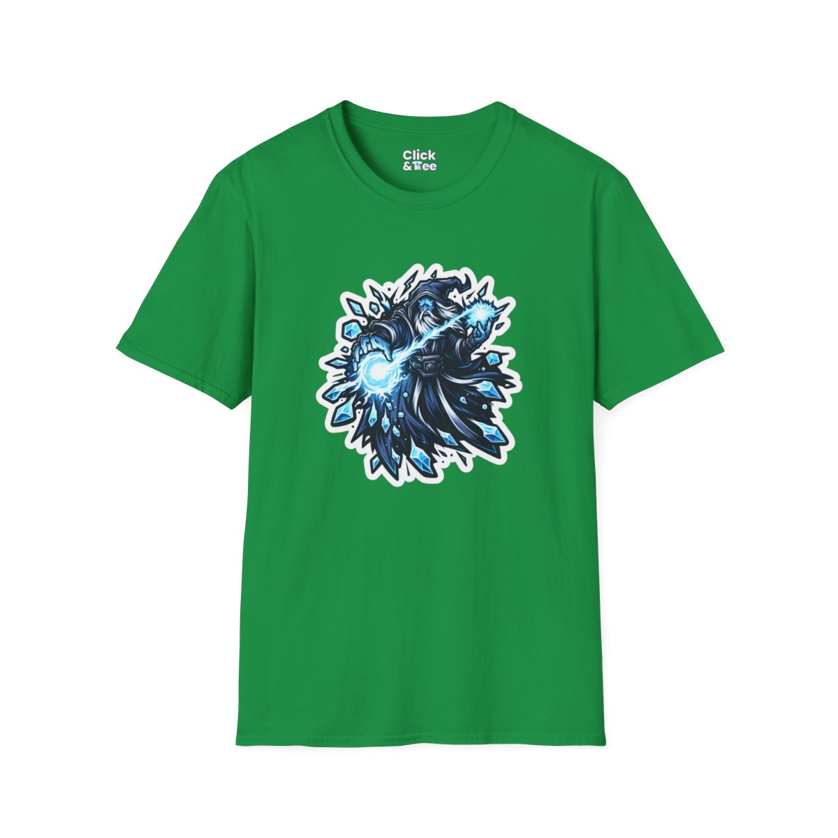 FuturisticIce wizard Unique T-Shirt Image 12