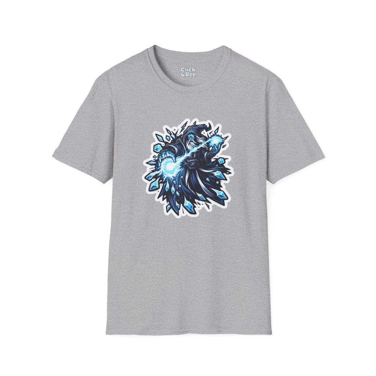 FuturisticIce wizard Unique T-Shirt Image 2