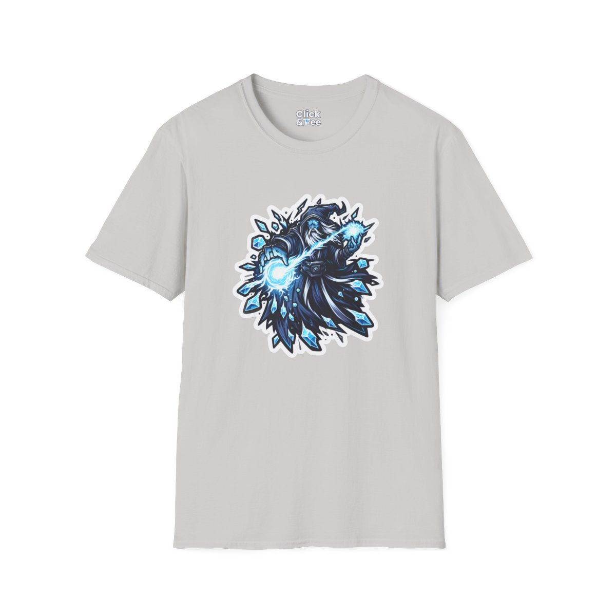FuturisticIce wizard Unique T-Shirt Image 5