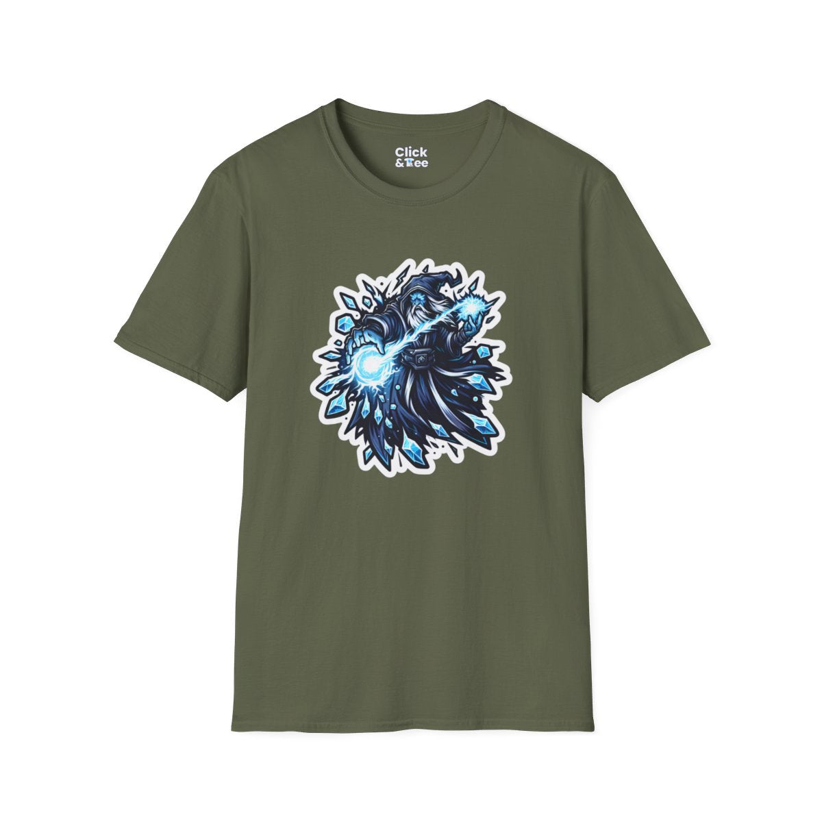 FuturisticIce wizard Unique T-Shirt Image 11
