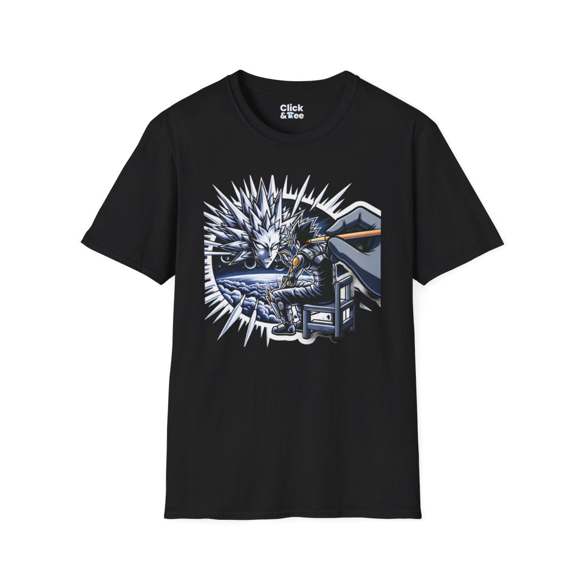 FuturisticMessenger Unique T-Shirt Image 3