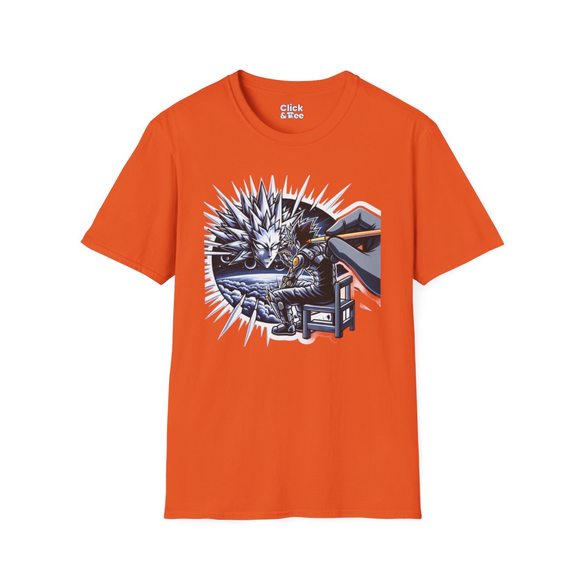 FuturisticMessenger Unique T-Shirt Image 9