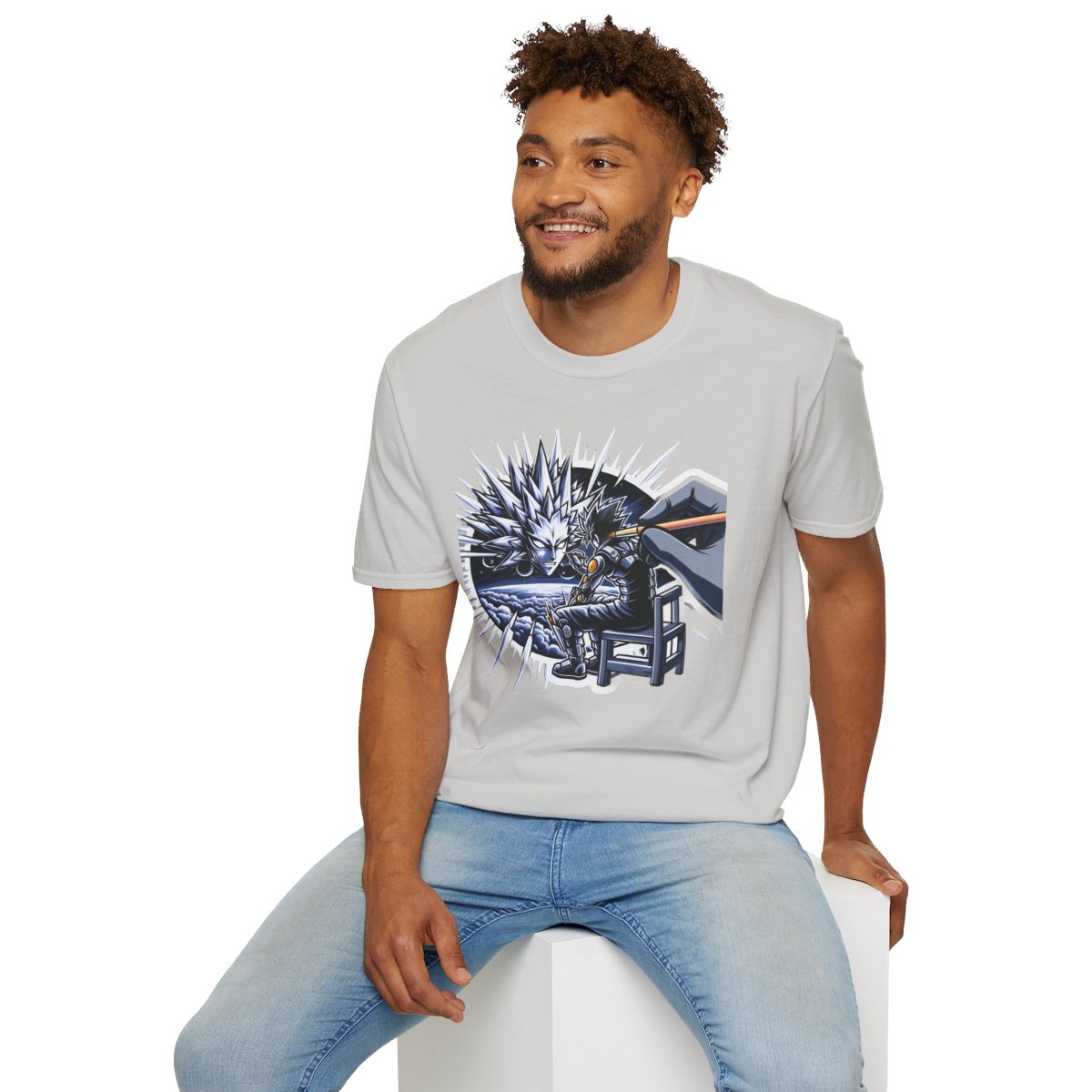 FuturisticMessenger Unique T-Shirt Image 7