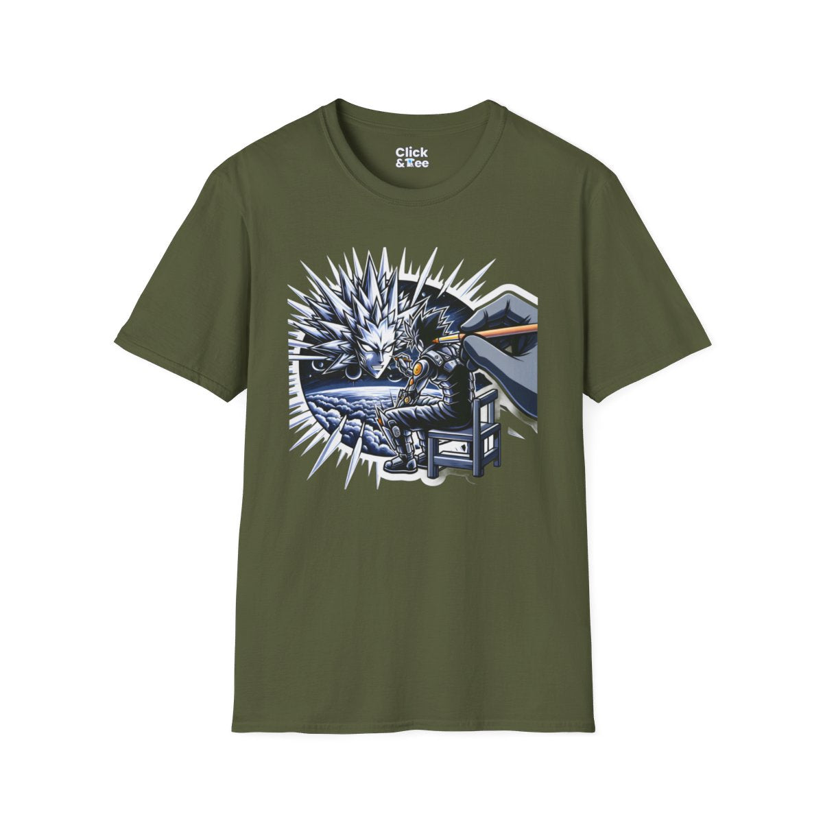 FuturisticMessenger Unique T-Shirt Image 11