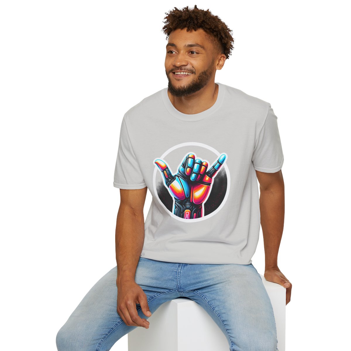 FuturisticHand Unique T-Shirt Image 7