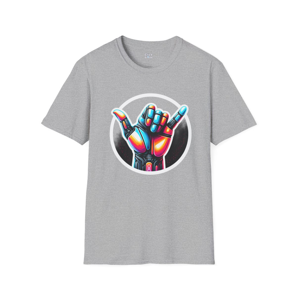 FuturisticHand Unique T-Shirt Image 2