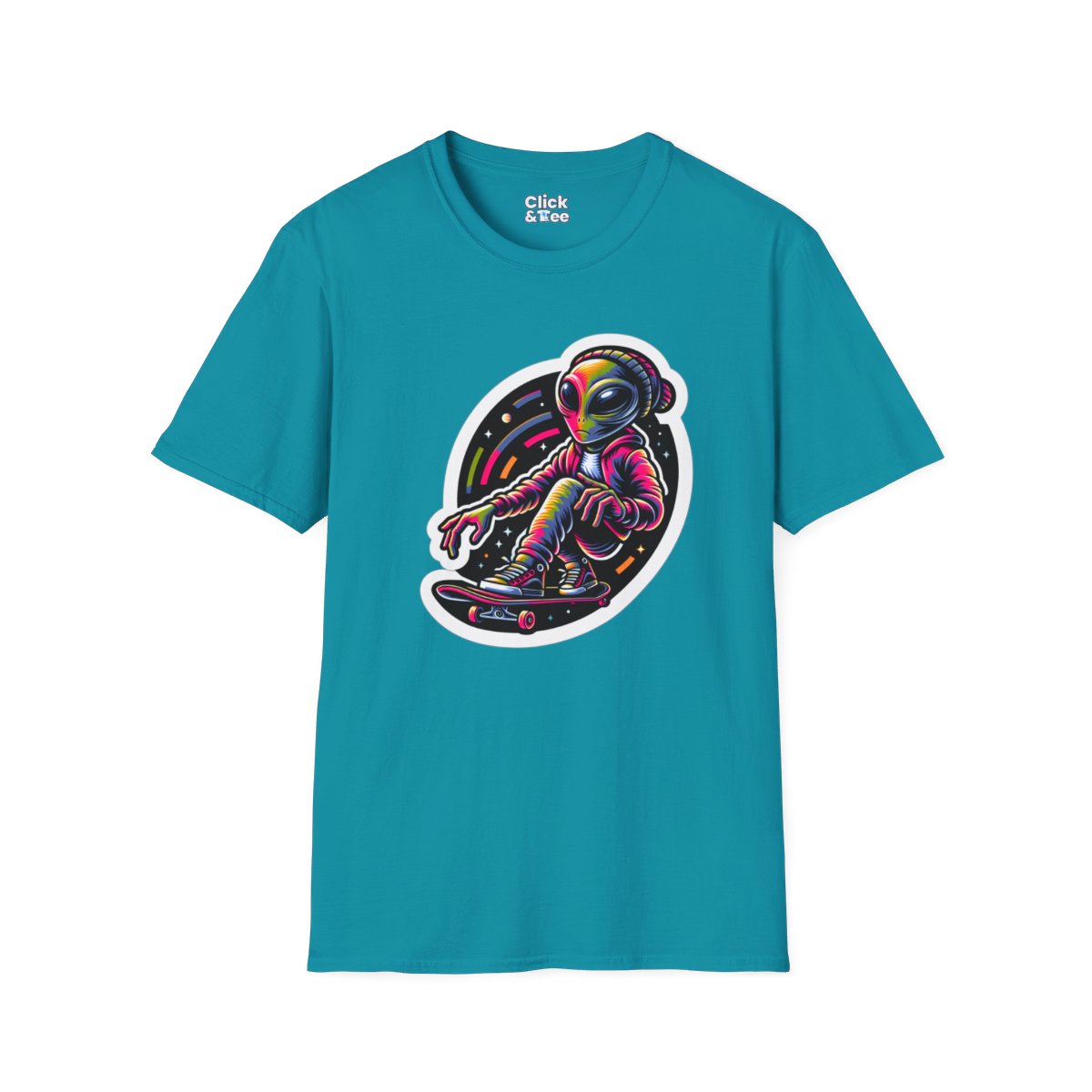 Graphic ArtAlien Unique T-Shirt Image 13
