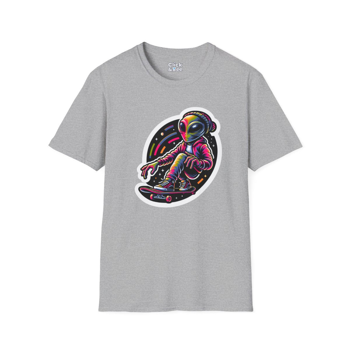 Graphic ArtAlien Unique T-Shirt Image 2