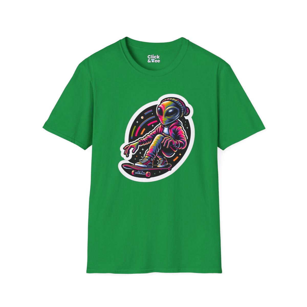 Graphic ArtAlien Unique T-Shirt Image 12