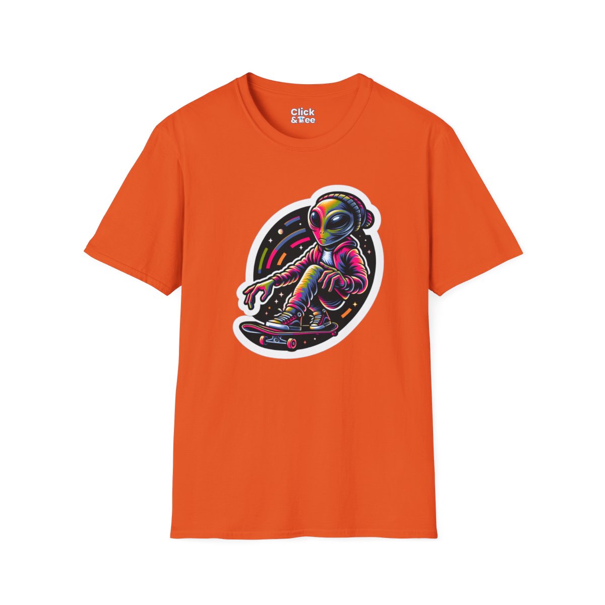 Graphic ArtAlien Unique T-Shirt Image 9