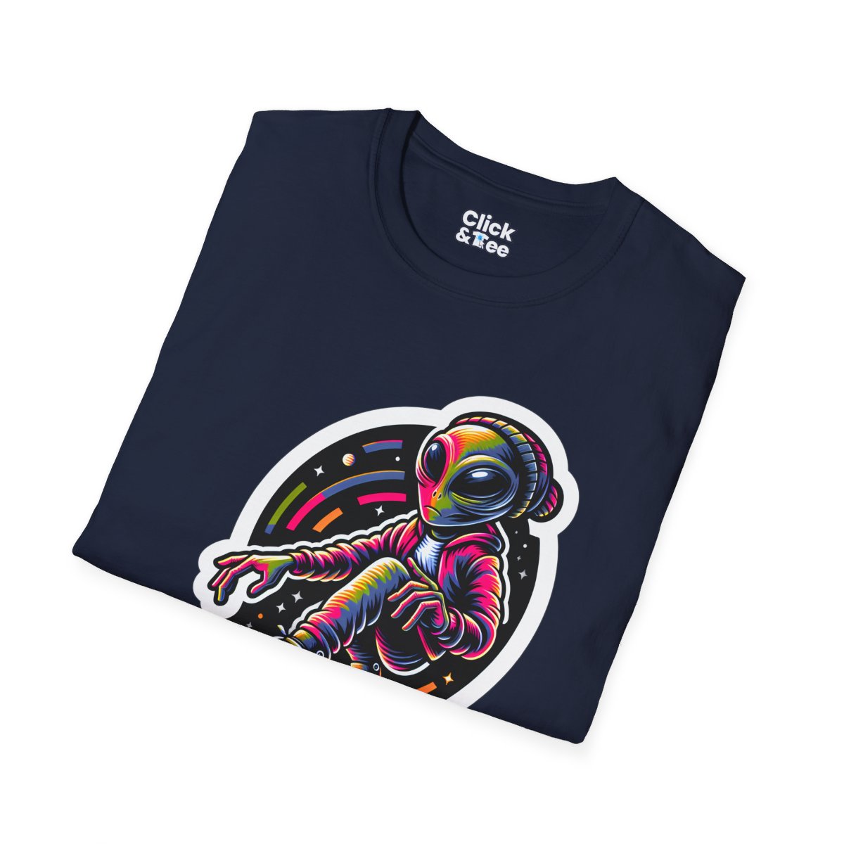 Graphic ArtAlien Unique T-Shirt Image 1