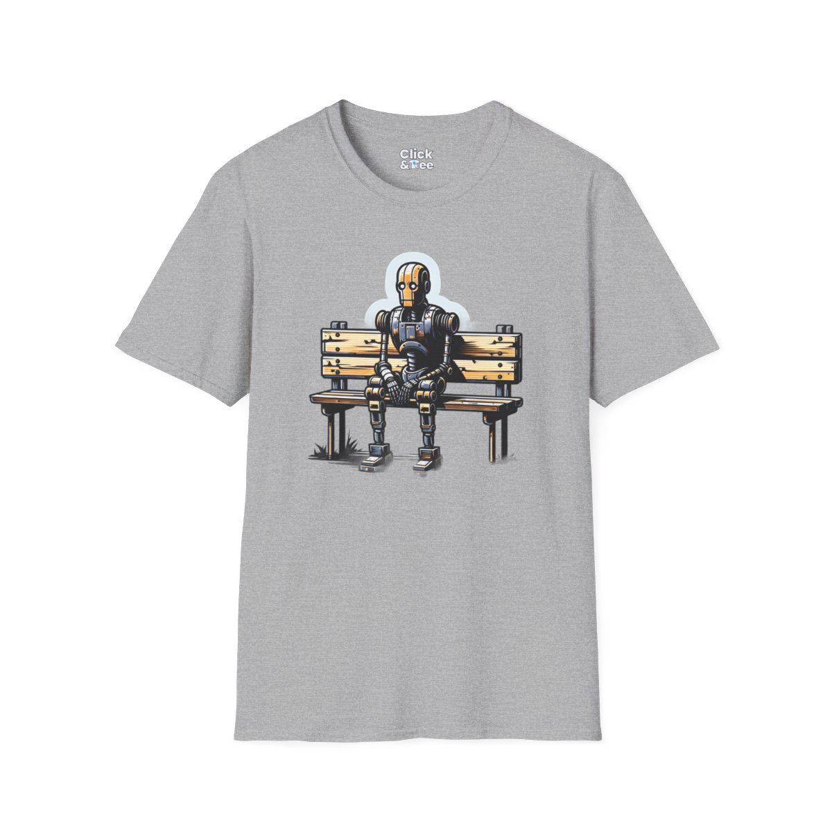 Graphic ArtObsolete Robot Unique T-Shirt Image 2