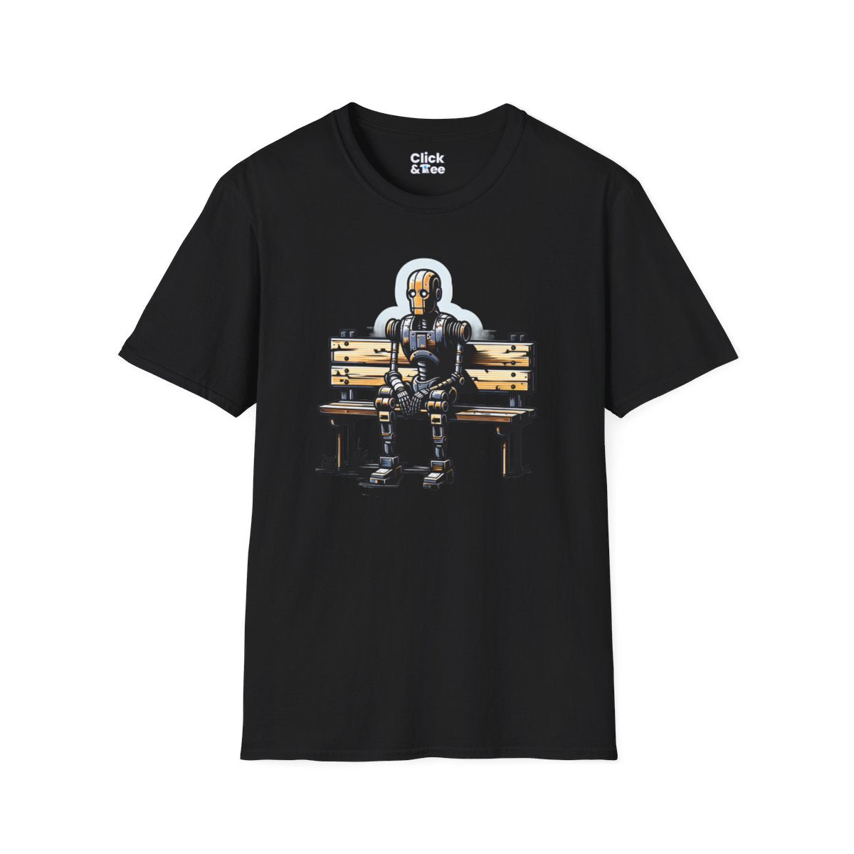 Graphic ArtObsolete Robot Unique T-Shirt Image 3
