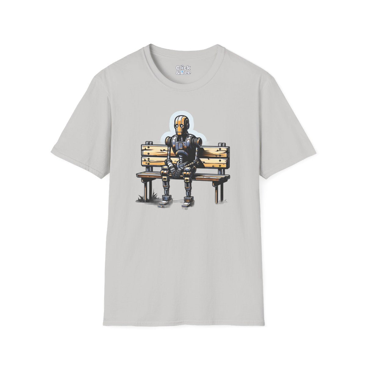 Graphic ArtObsolete Robot Unique T-Shirt Image 5