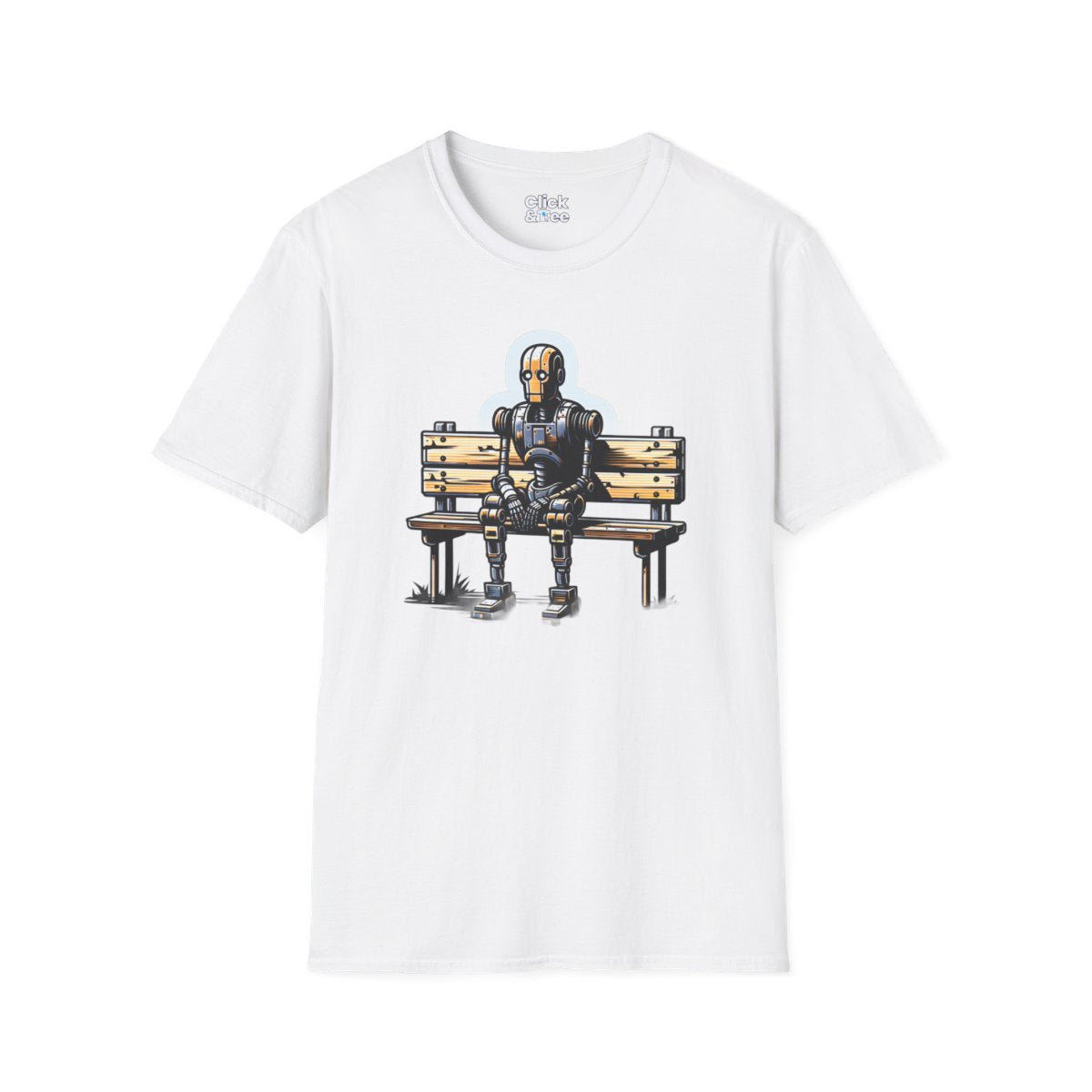 Graphic ArtObsolete Robot Tee Image 6