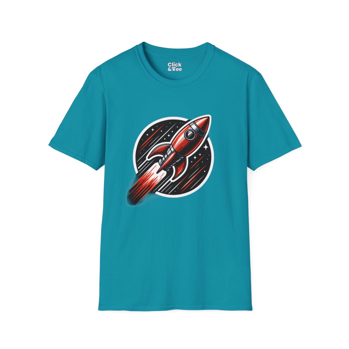 Graphic ArtRocketship Unique T-Shirt Image 13