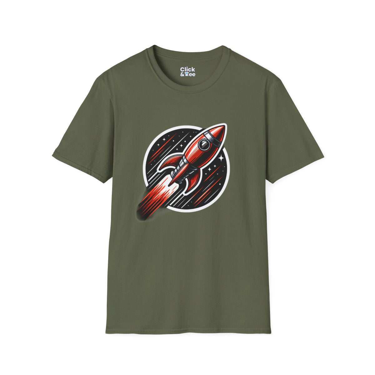 Graphic ArtRocketship Unique T-Shirt Image 11