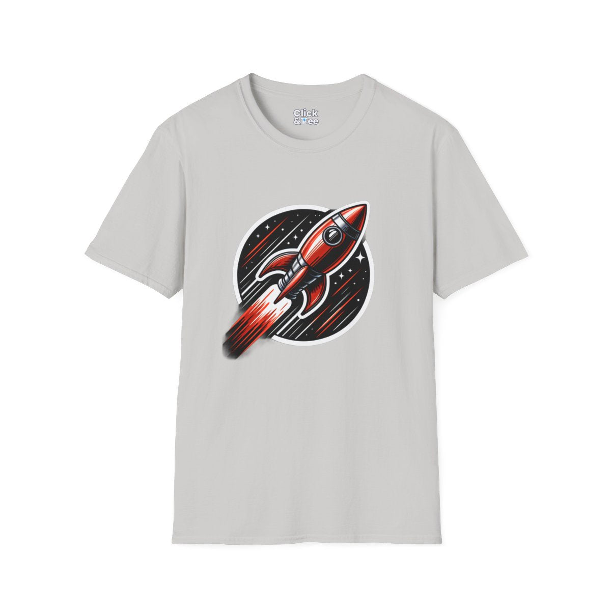 Graphic ArtRocketship Unique T-Shirt Image 5