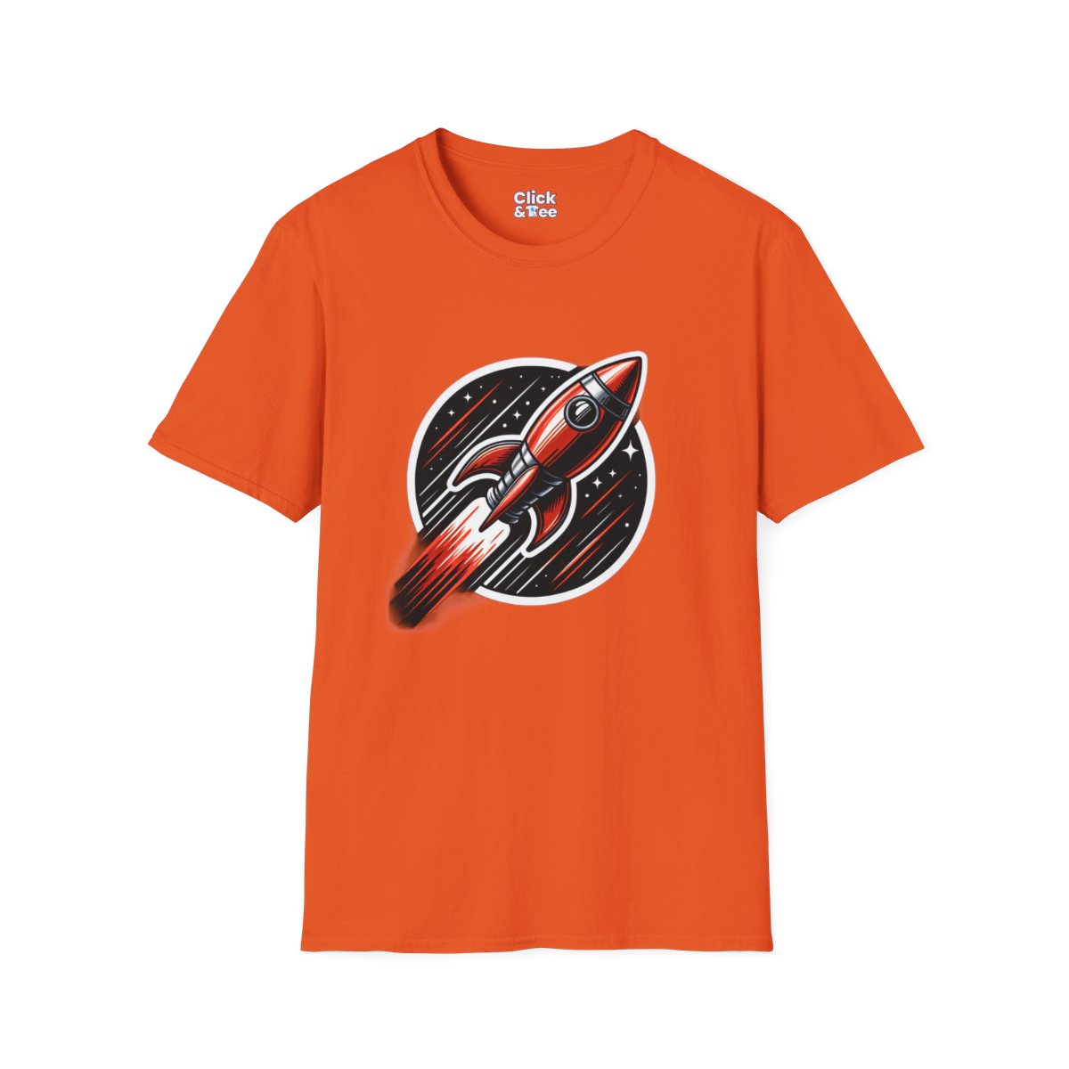 Graphic ArtRocketship Unique T-Shirt Image 9