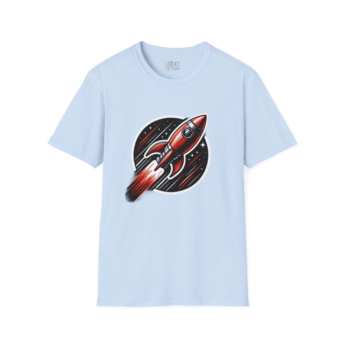 Graphic ArtRocketship Unique T-Shirt Image 14