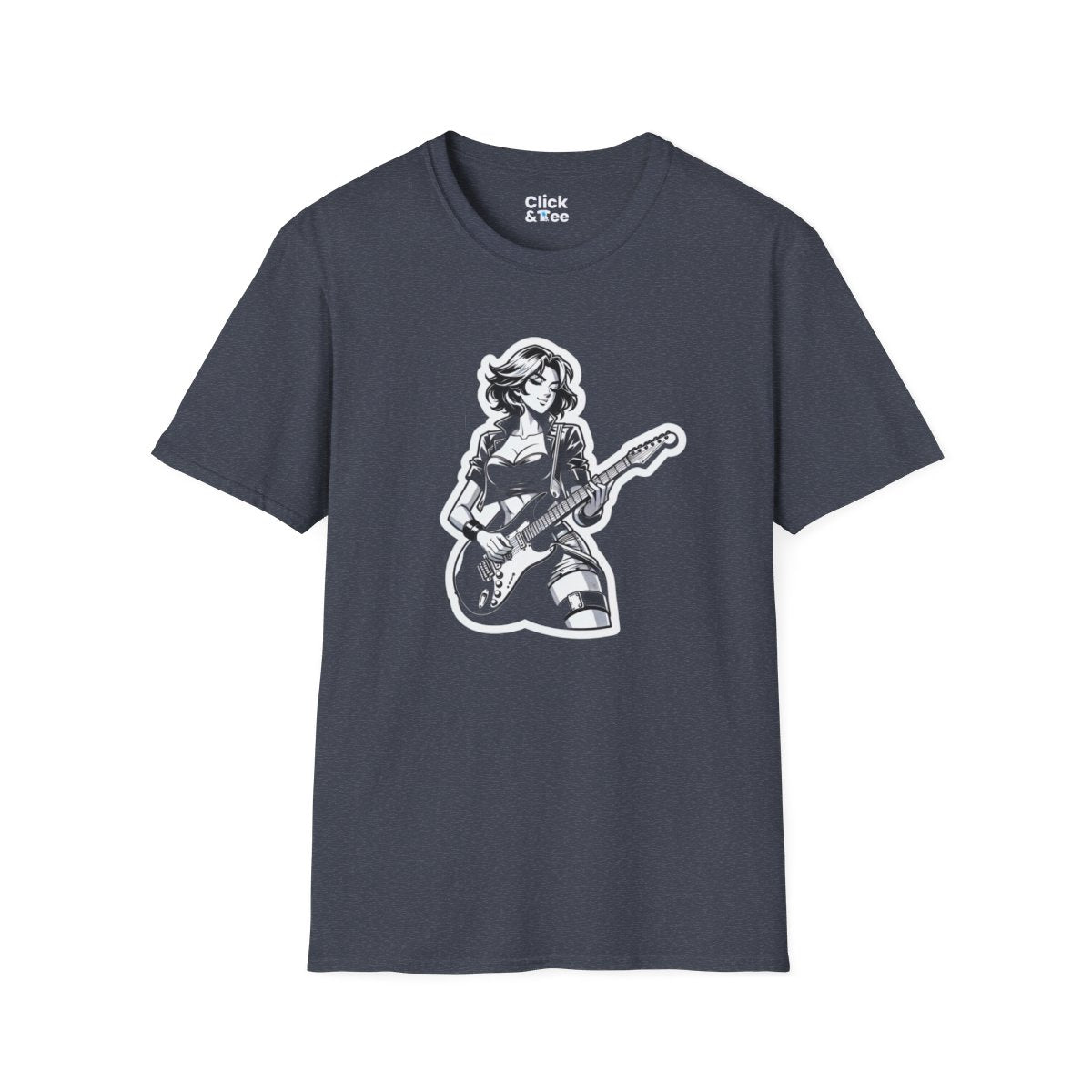 Harem AnimeFemale Guitarist Unique T-Shirt Image 19