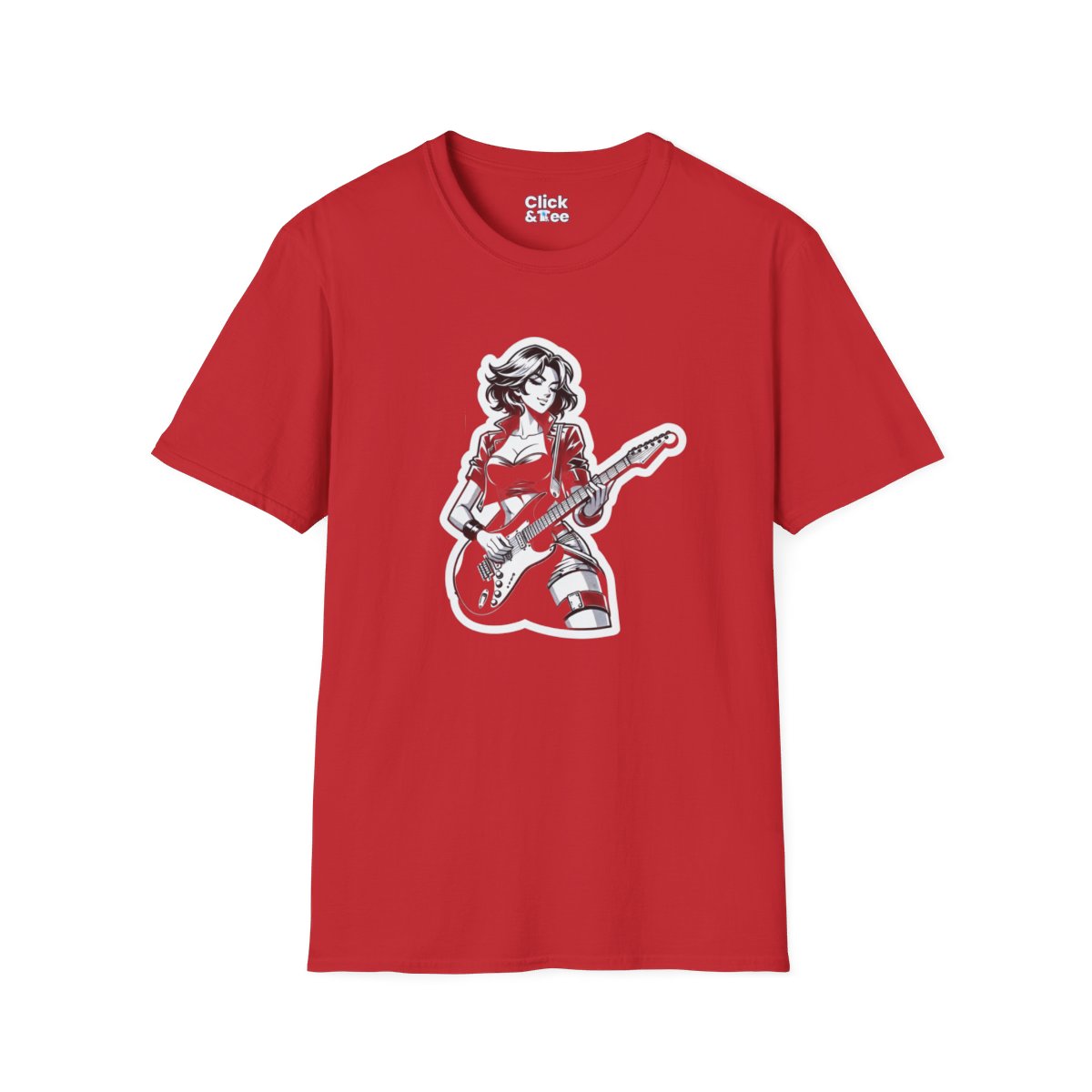 Harem AnimeFemale Guitarist Unique T-Shirt Image 20