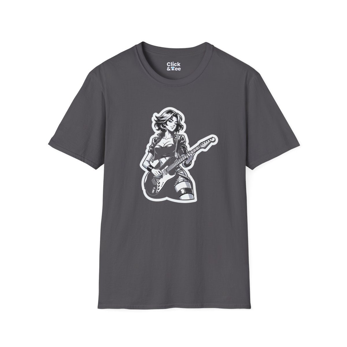 Harem AnimeFemale Guitarist Unique T-Shirt Image 16