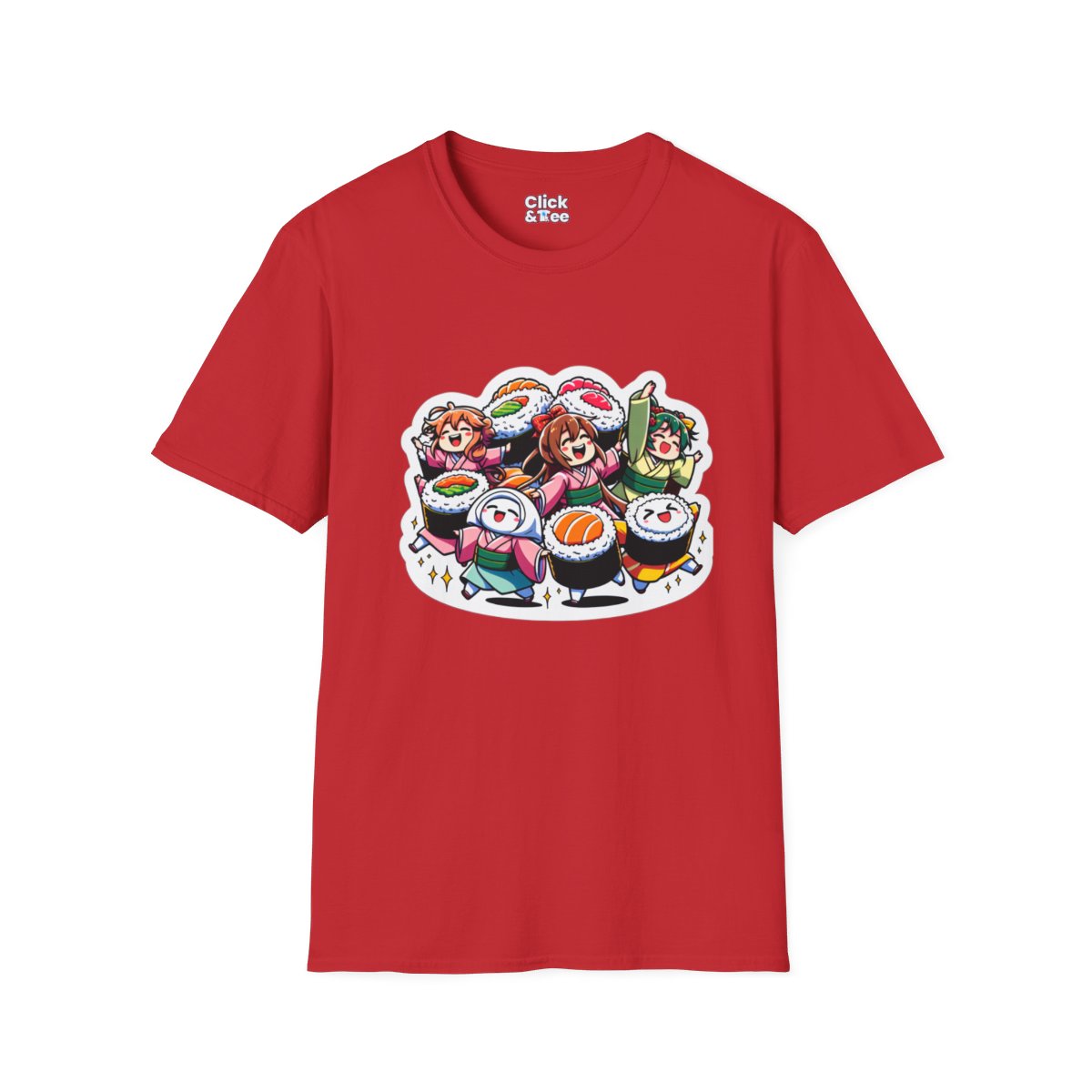 Harem AnimeSushi Rolls Unique T-Shirt Image 20