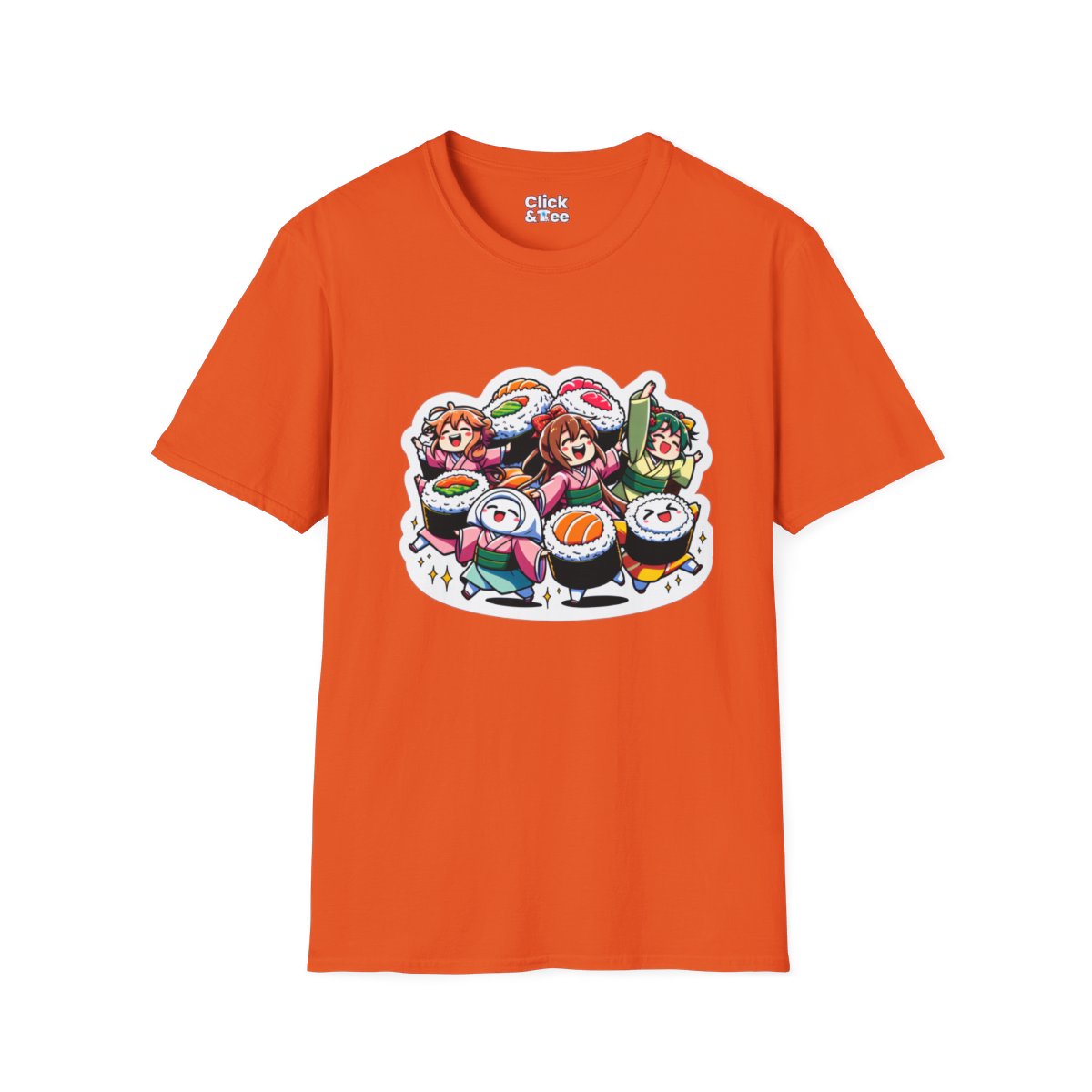 Harem AnimeSushi Rolls Unique T-Shirt Image 9