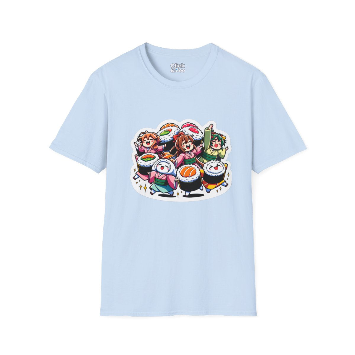 Harem AnimeSushi Rolls Unique T-Shirt Image 14