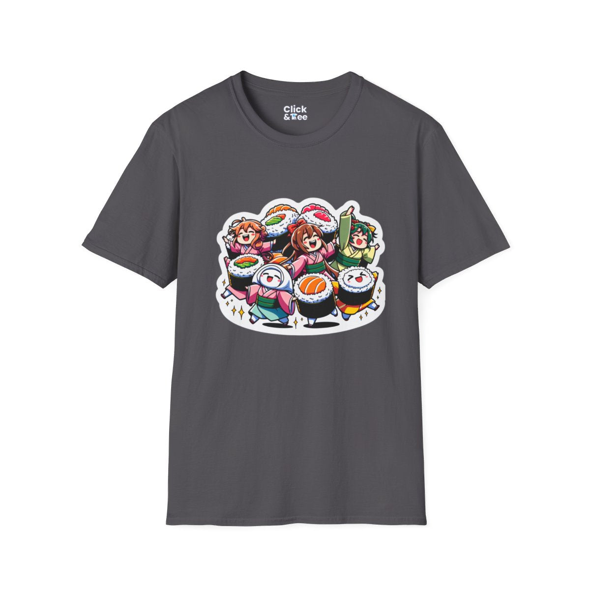 Harem AnimeSushi Rolls Unique T-Shirt Image 16