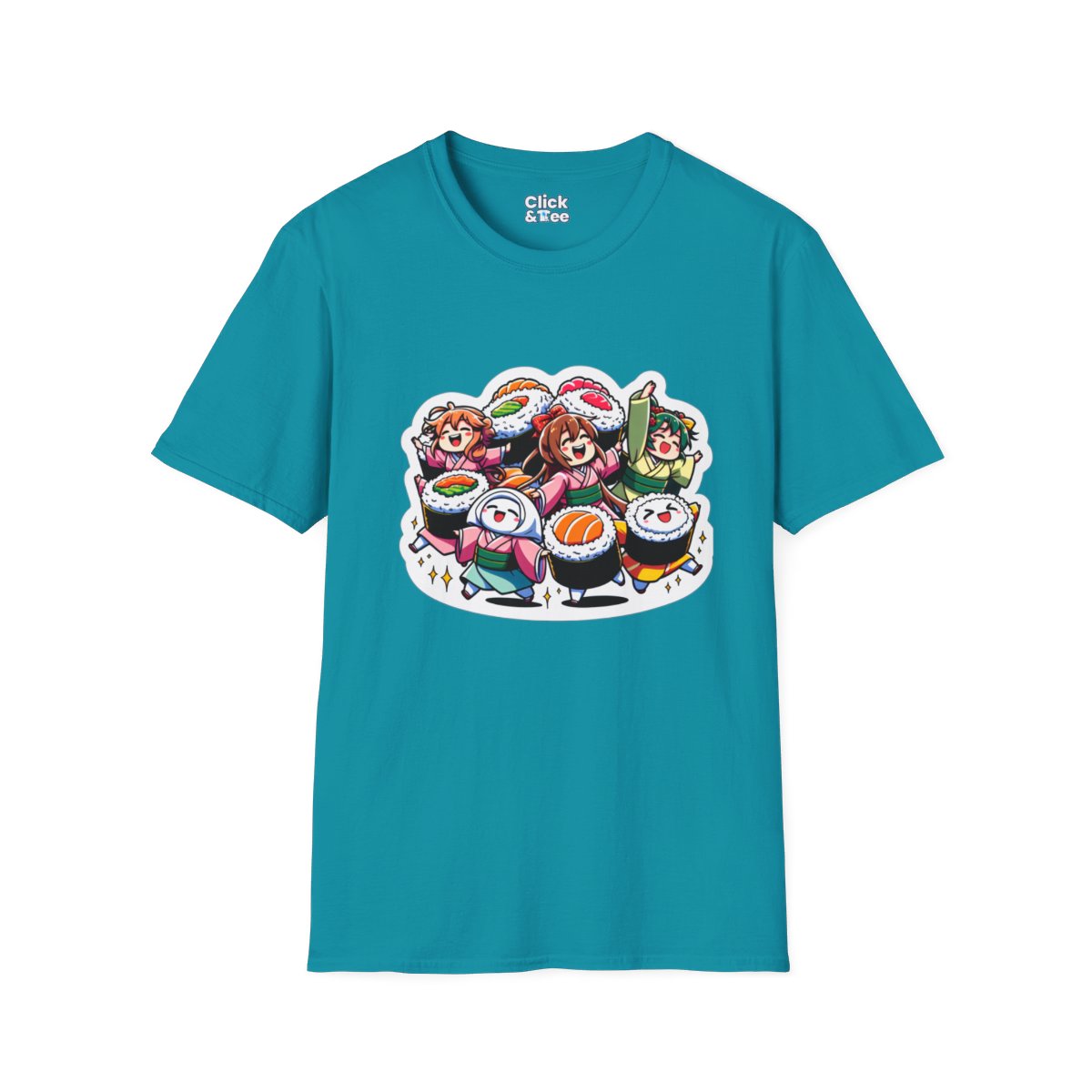 Harem AnimeSushi Rolls Unique T-Shirt Image 13