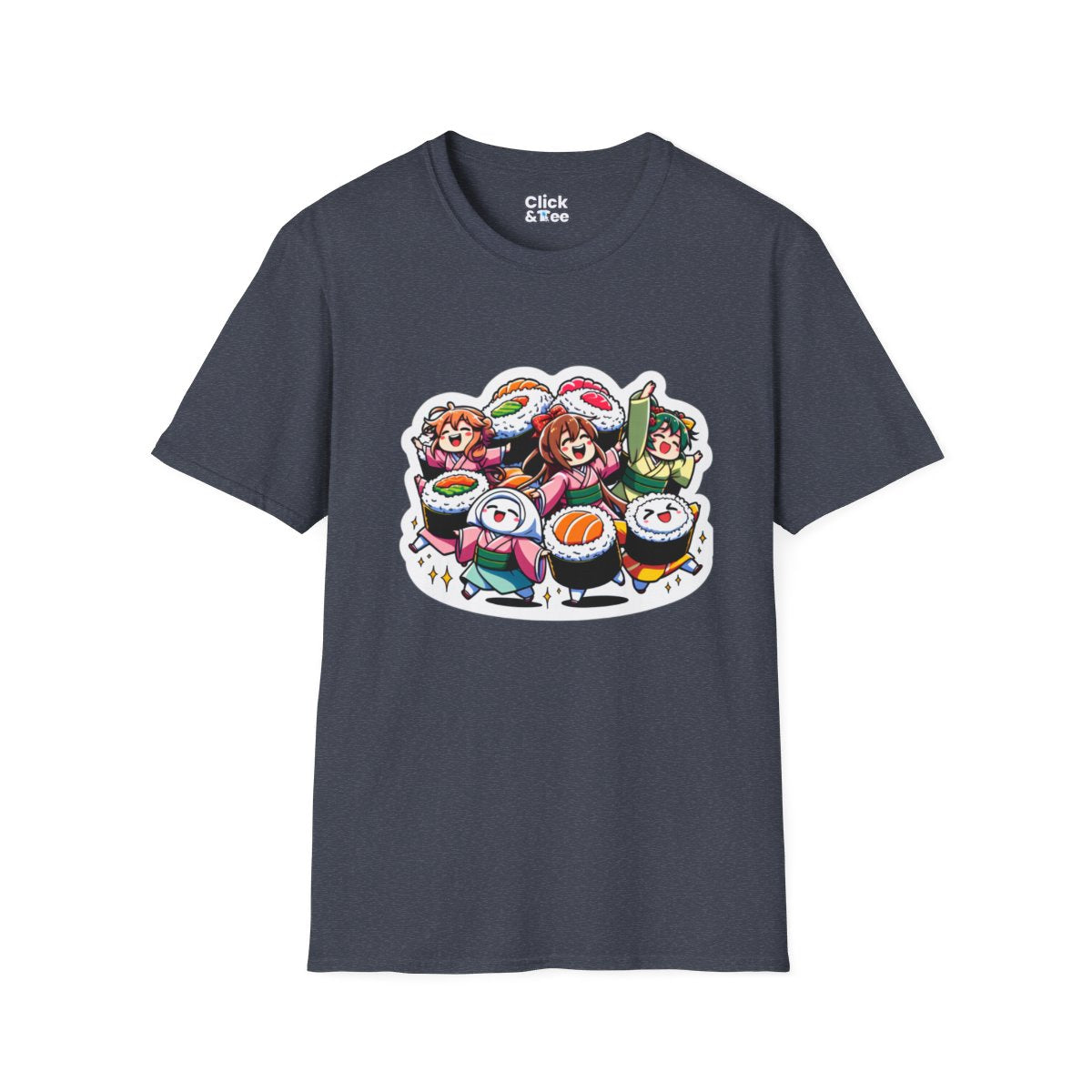 Harem AnimeSushi Rolls Unique T-Shirt Image 19