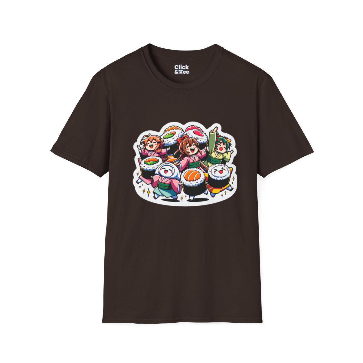 Harem AnimeSushi Rolls Unique T-Shirt Image 10