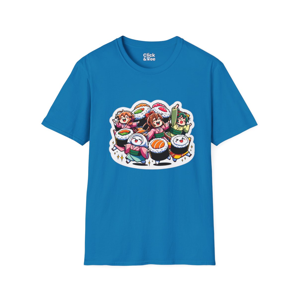 Harem AnimeSushi Rolls Unique T-Shirt Image 15