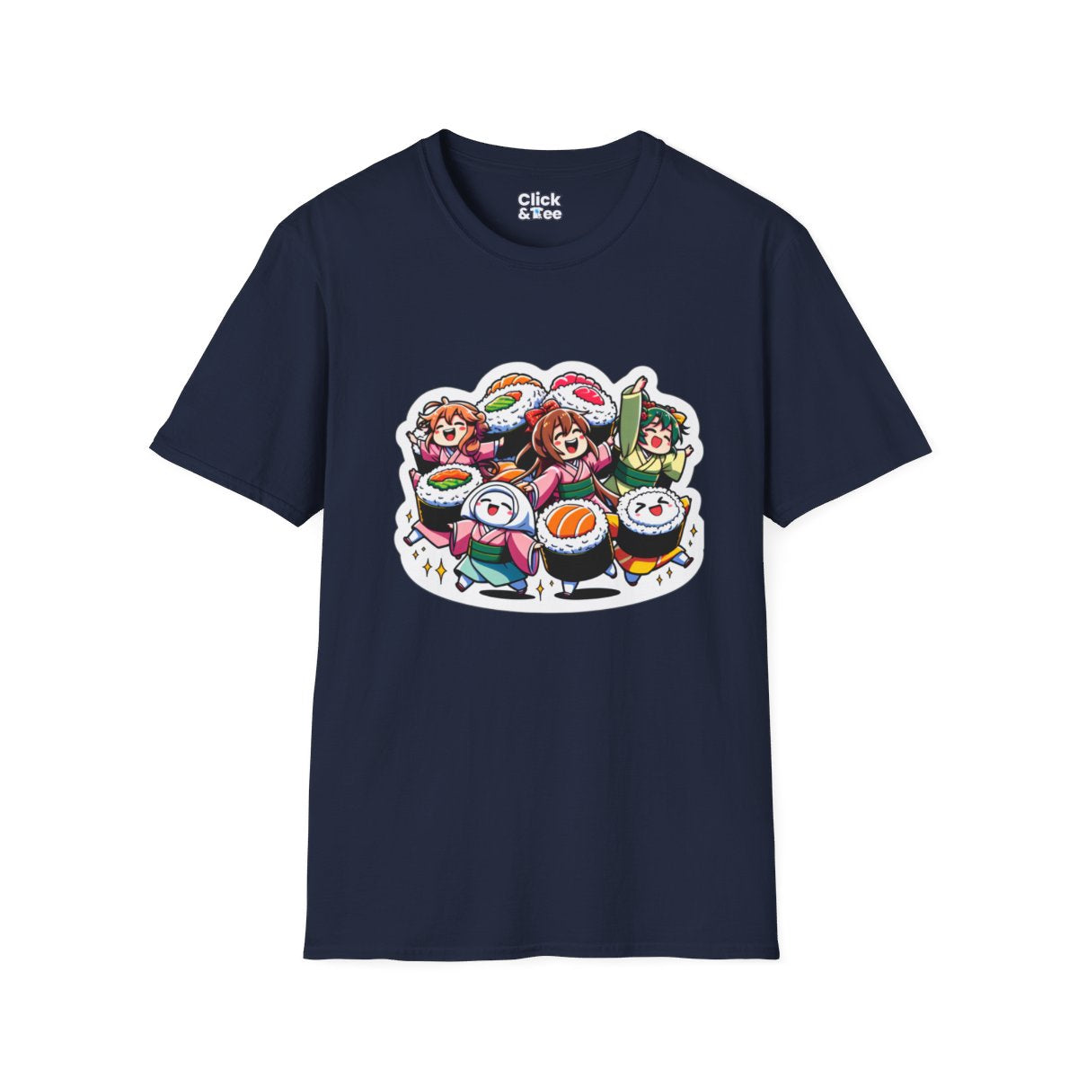 Harem AnimeSushi Rolls Unique T-Shirt Image 18