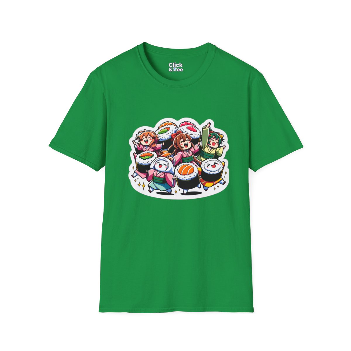Harem AnimeSushi Rolls Unique T-Shirt Image 12