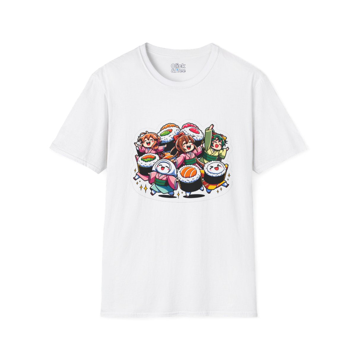 Harem AnimeSushi Rolls Tee Image 6