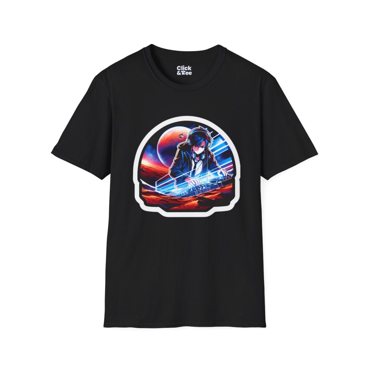 Harem AnimeDJ Unique T-Shirt Image 3