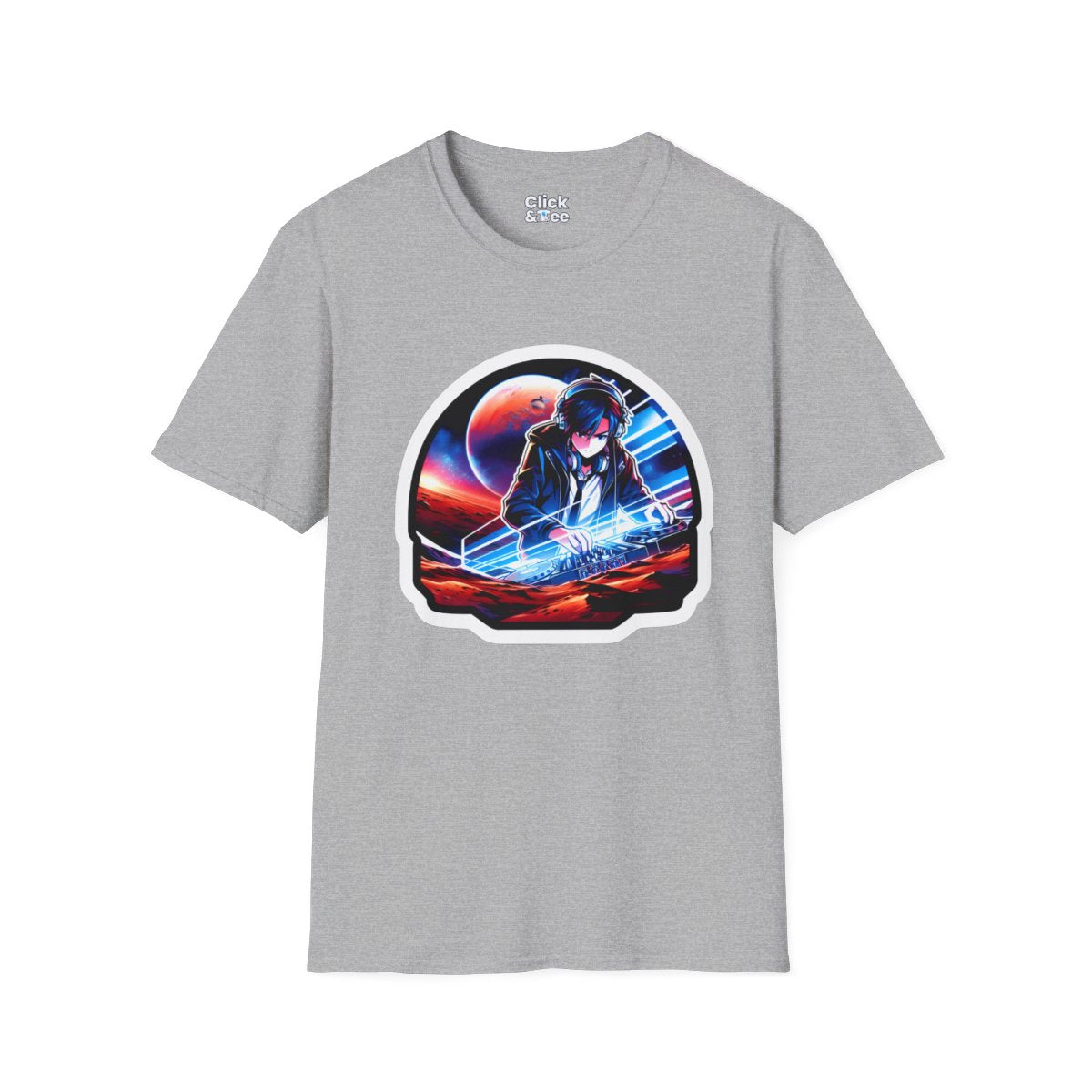 Harem AnimeDJ Unique T-Shirt Image 2