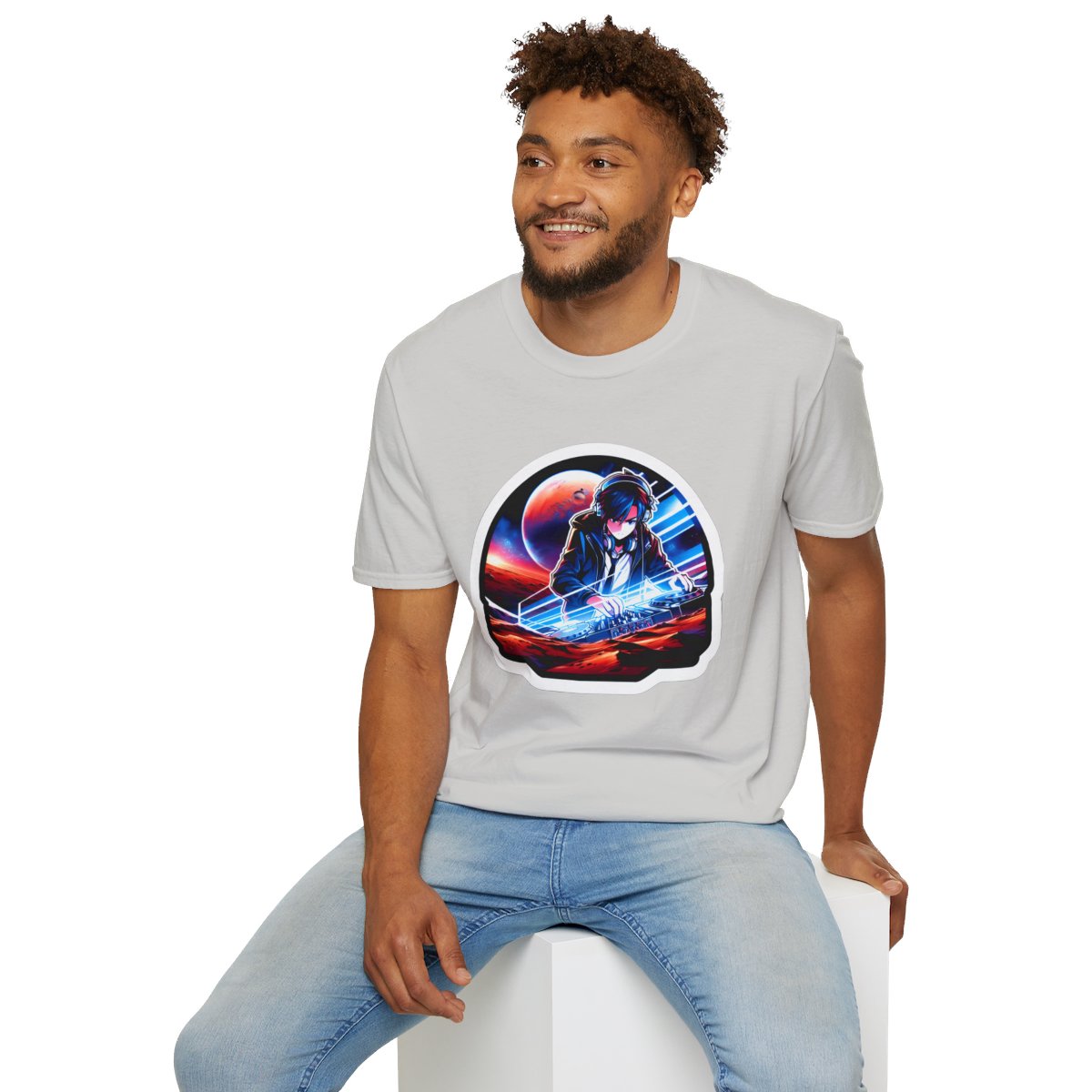 Harem AnimeDJ Unique T-Shirt Image 7