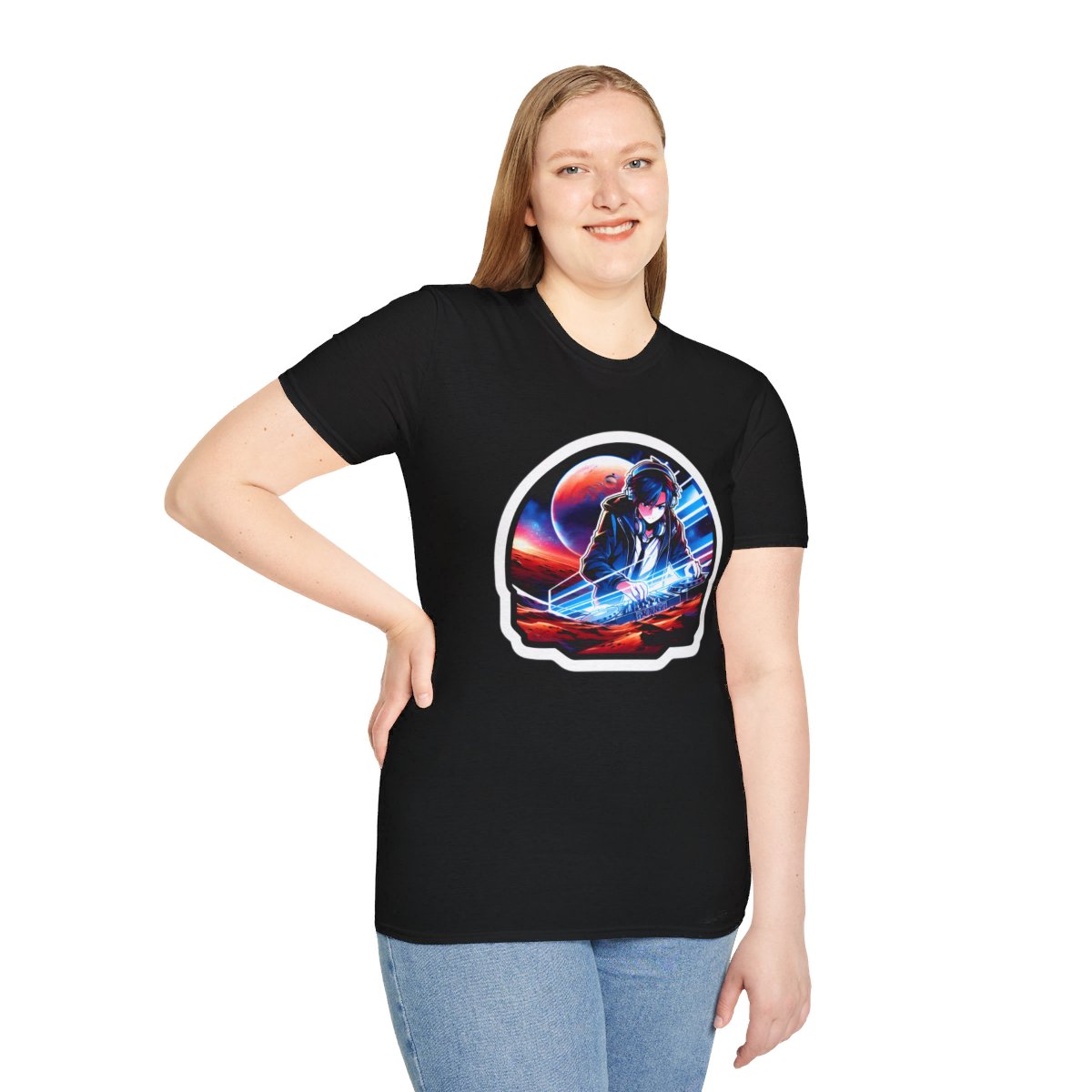 Harem AnimeDJ Unique T-Shirt Image 8