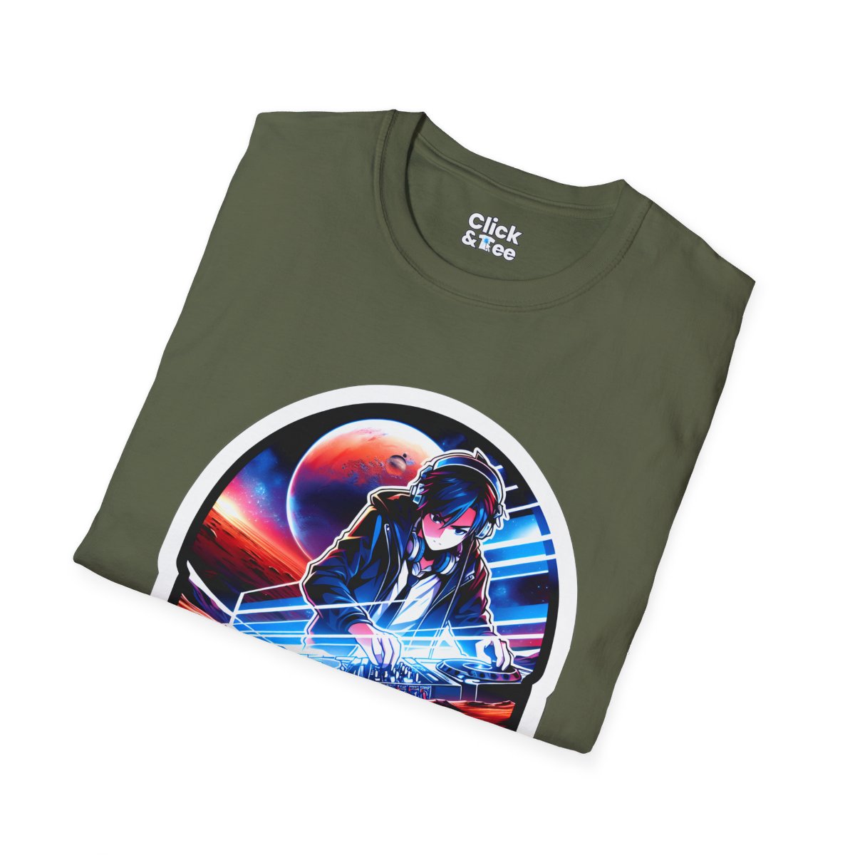 Harem AnimeDJ Unique T-Shirt Image 1
