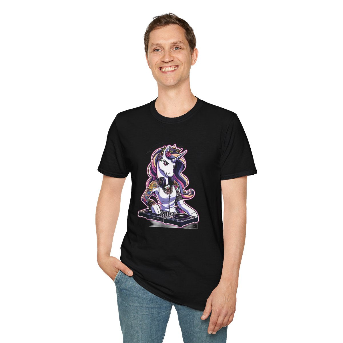 Harem AnimeUnicorn Unique T-Shirt Image 4