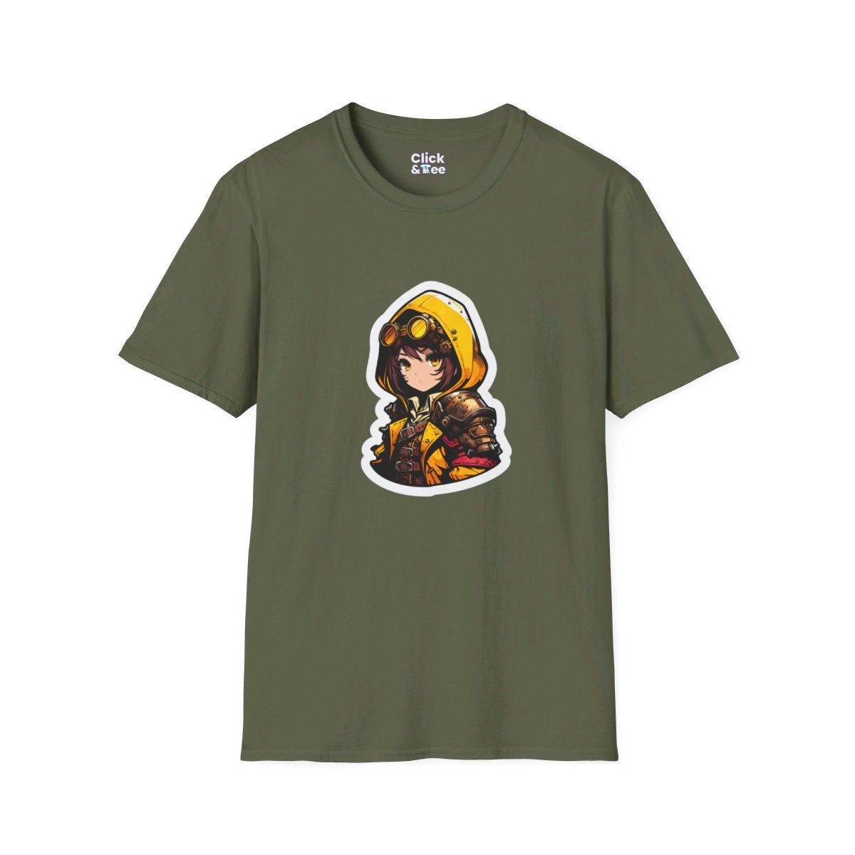 Harem AnimeSteampunk Warrior Unique T-Shirt Image 11