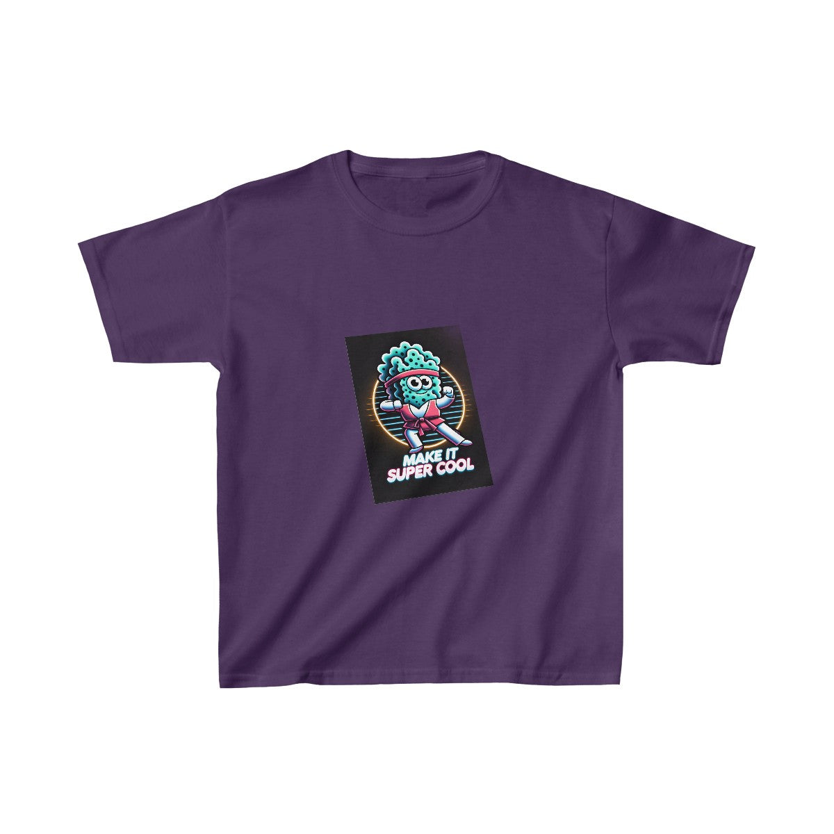 Kids 80s NeonSpongebob T-Shirt Image 10