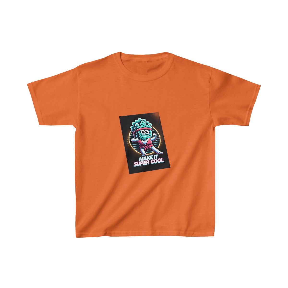 Kids 80s NeonSpongebob Tee Image 6