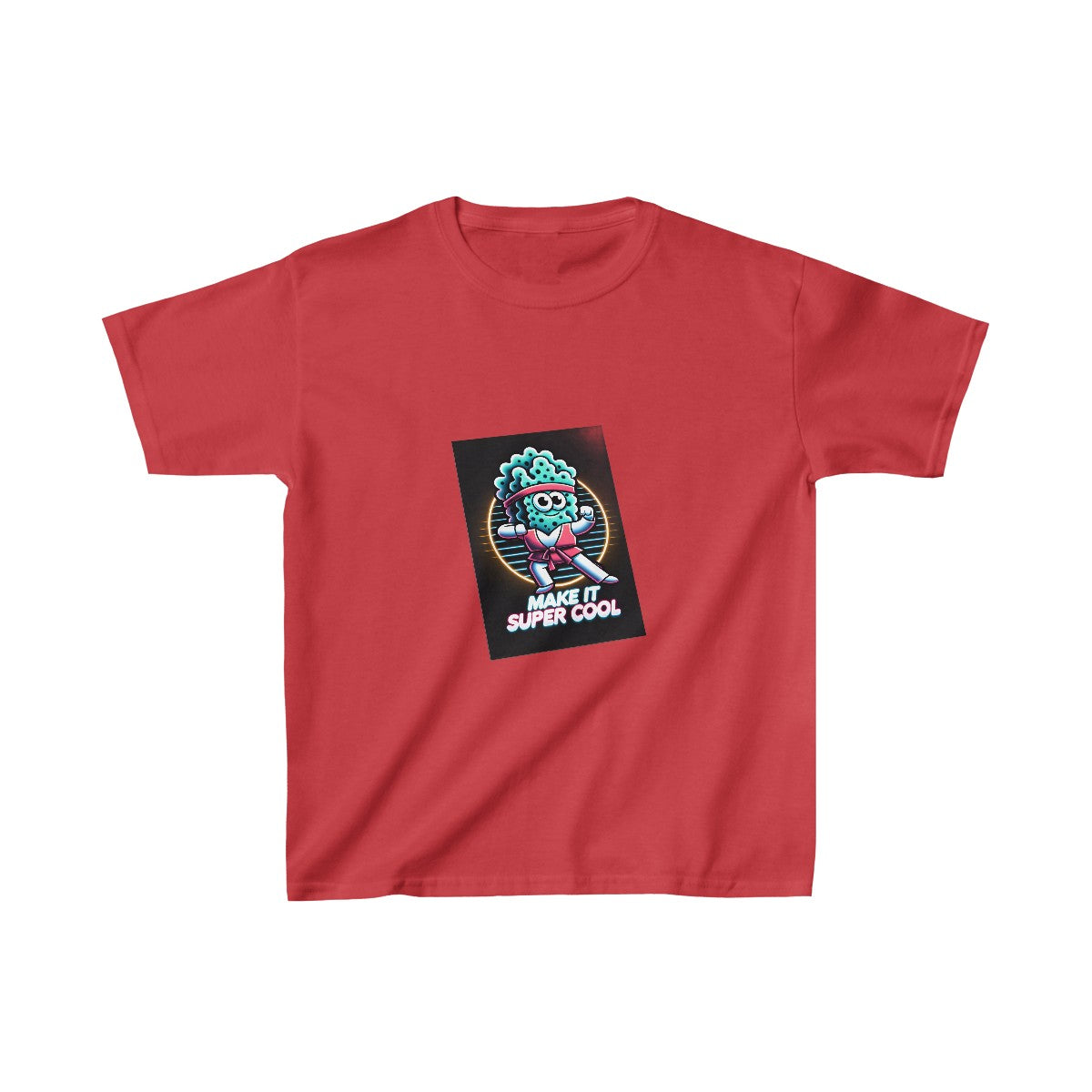 Kids 80s NeonSpongebob T-Shirt Image 11